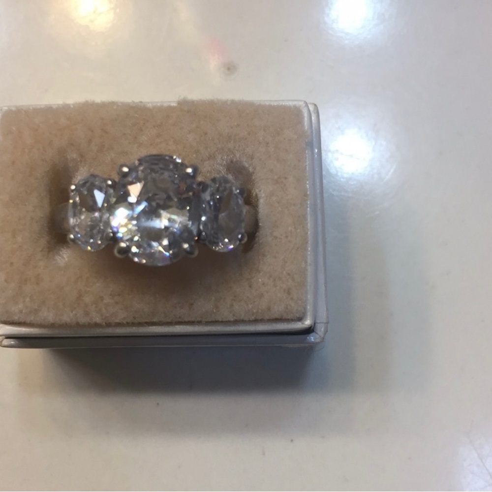 Sterling Silver Cubic Zirconia Ring